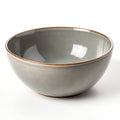 Miska ceramiczna szara — widok z przodu