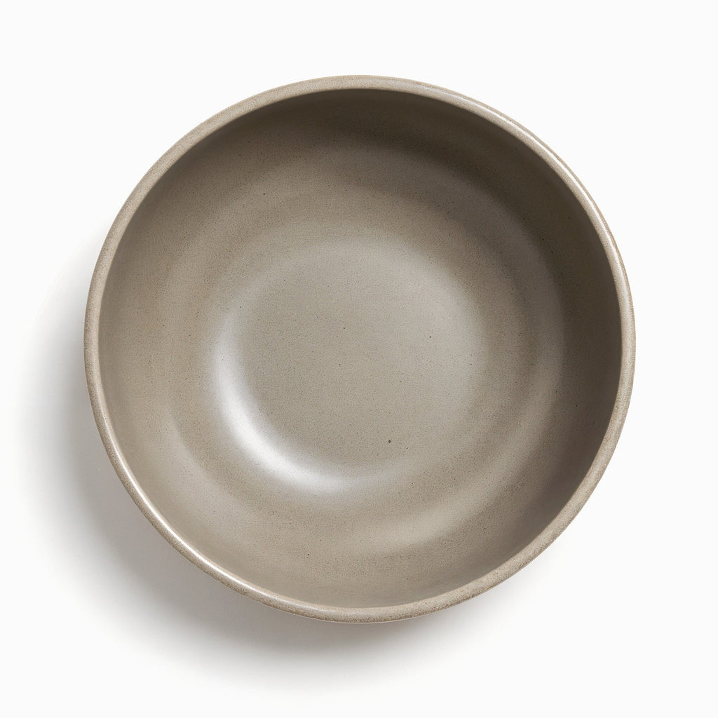HAISENBERG miska ceramiczna matowa szara — widok z góry