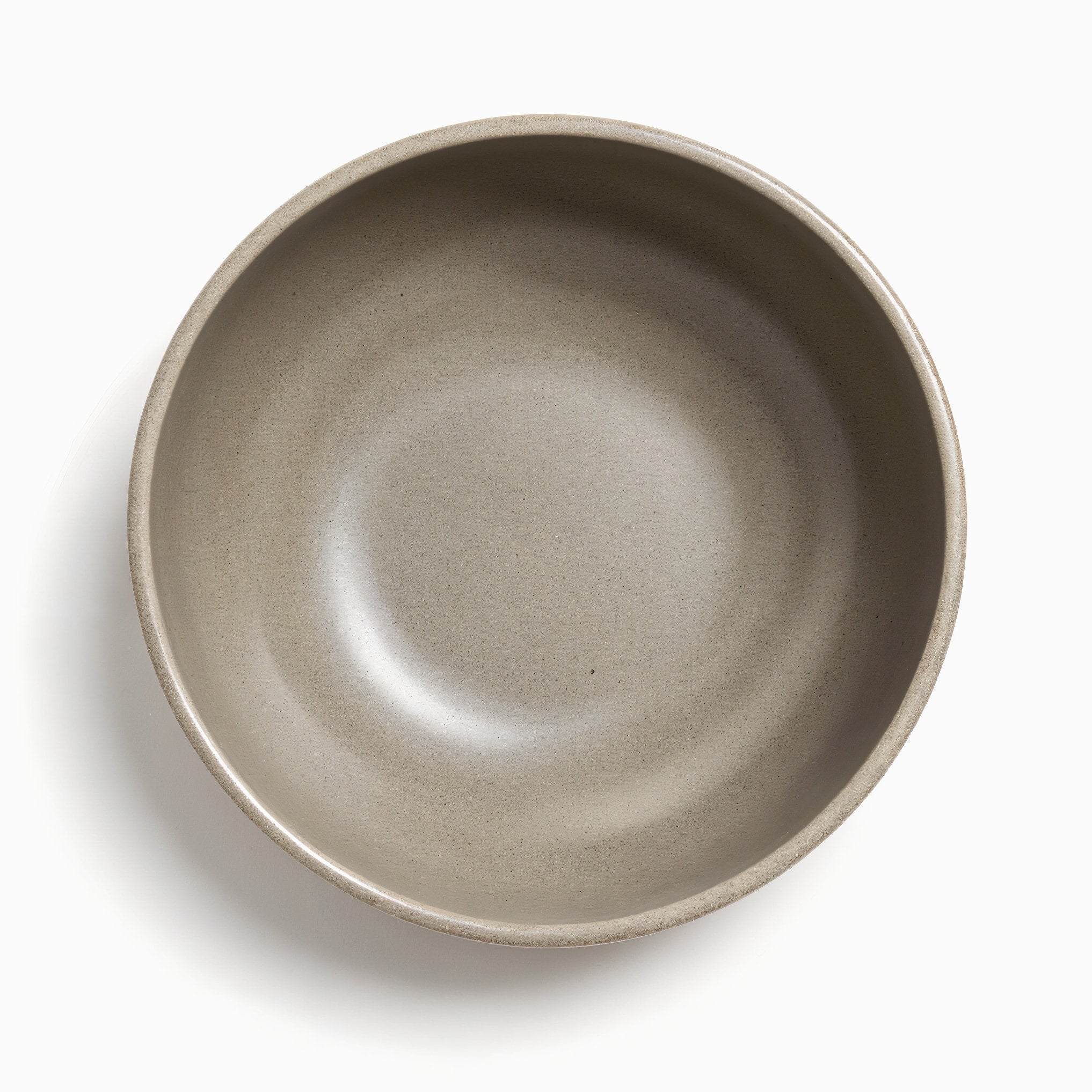 HAISENBERG miska ceramiczna matowa szara — widok z góry