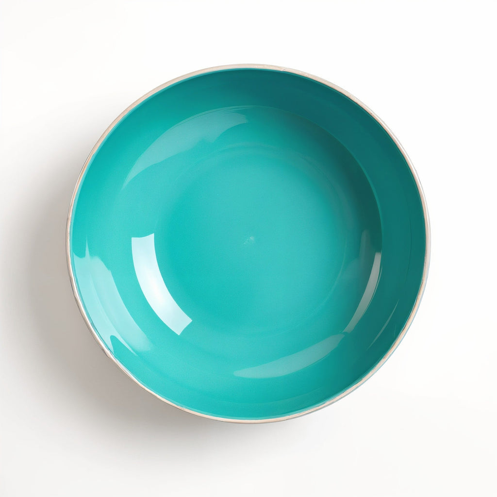 HAISENBERG miska ceramiczna turkusowa — three-quarter angle view