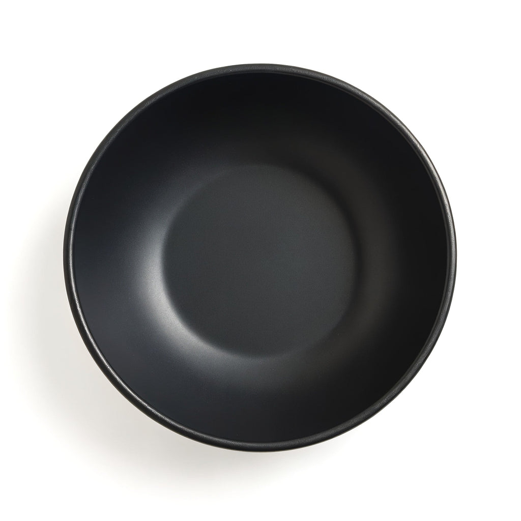 HAISENBERG miska ceramiczna czarna matowa — widok z góry