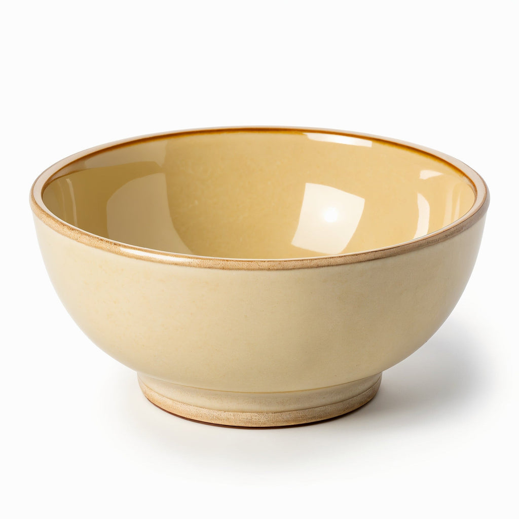 HAISENBERG miska ceramiczna jasnobeżowa — widok z boku
