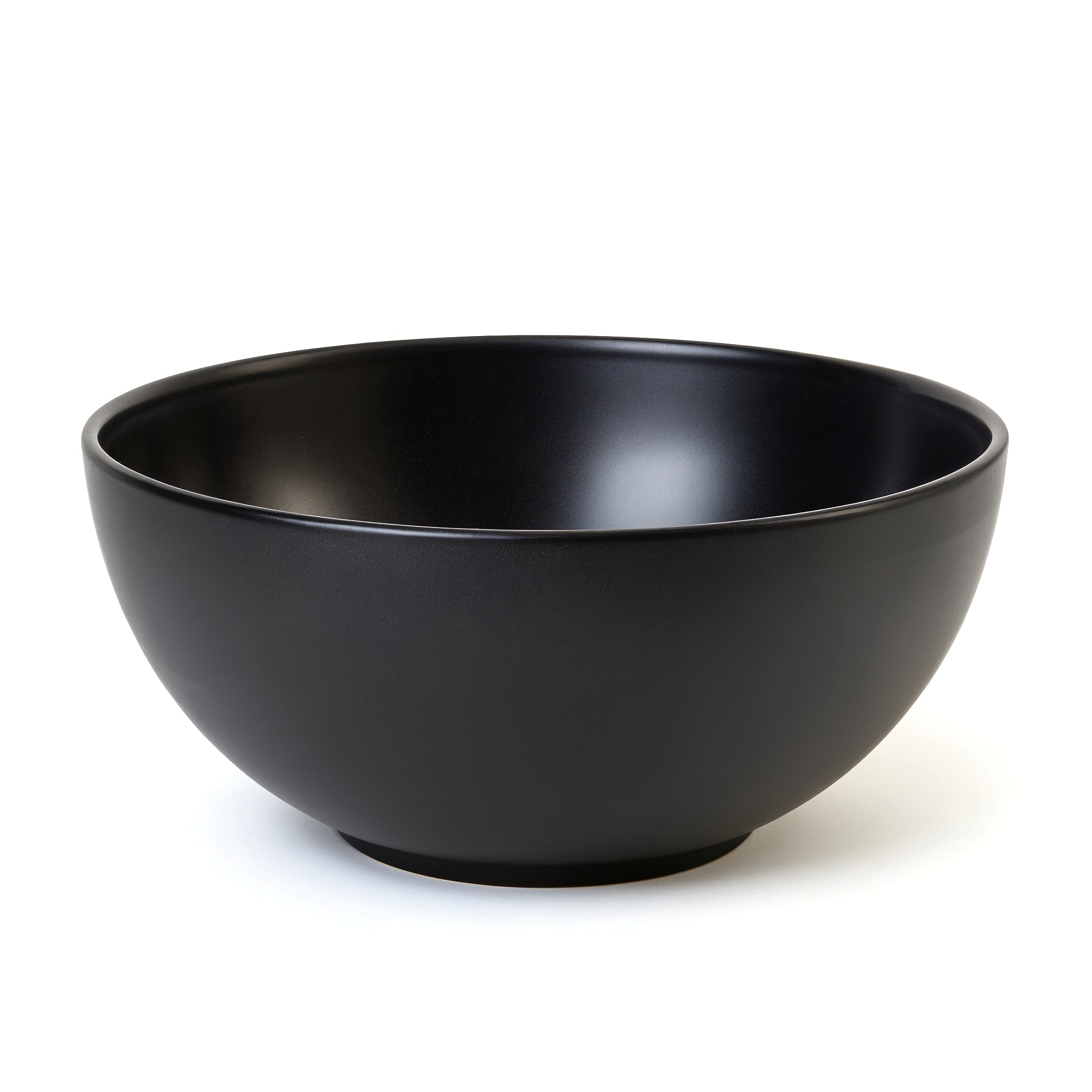 HAISENBERG miska ceramiczna czarna satynowa — widok z boku