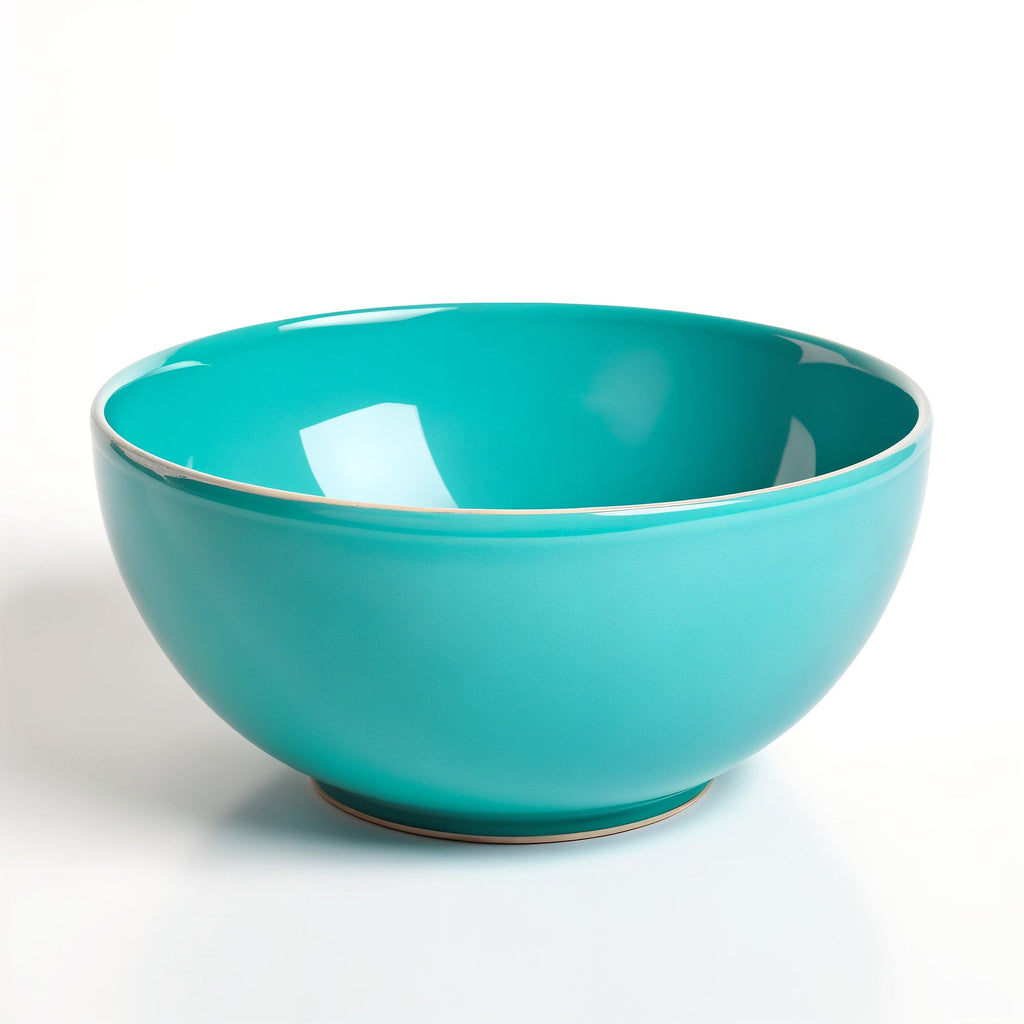 HAISENBERG miska ceramiczna turkusowa — top-down flat lay