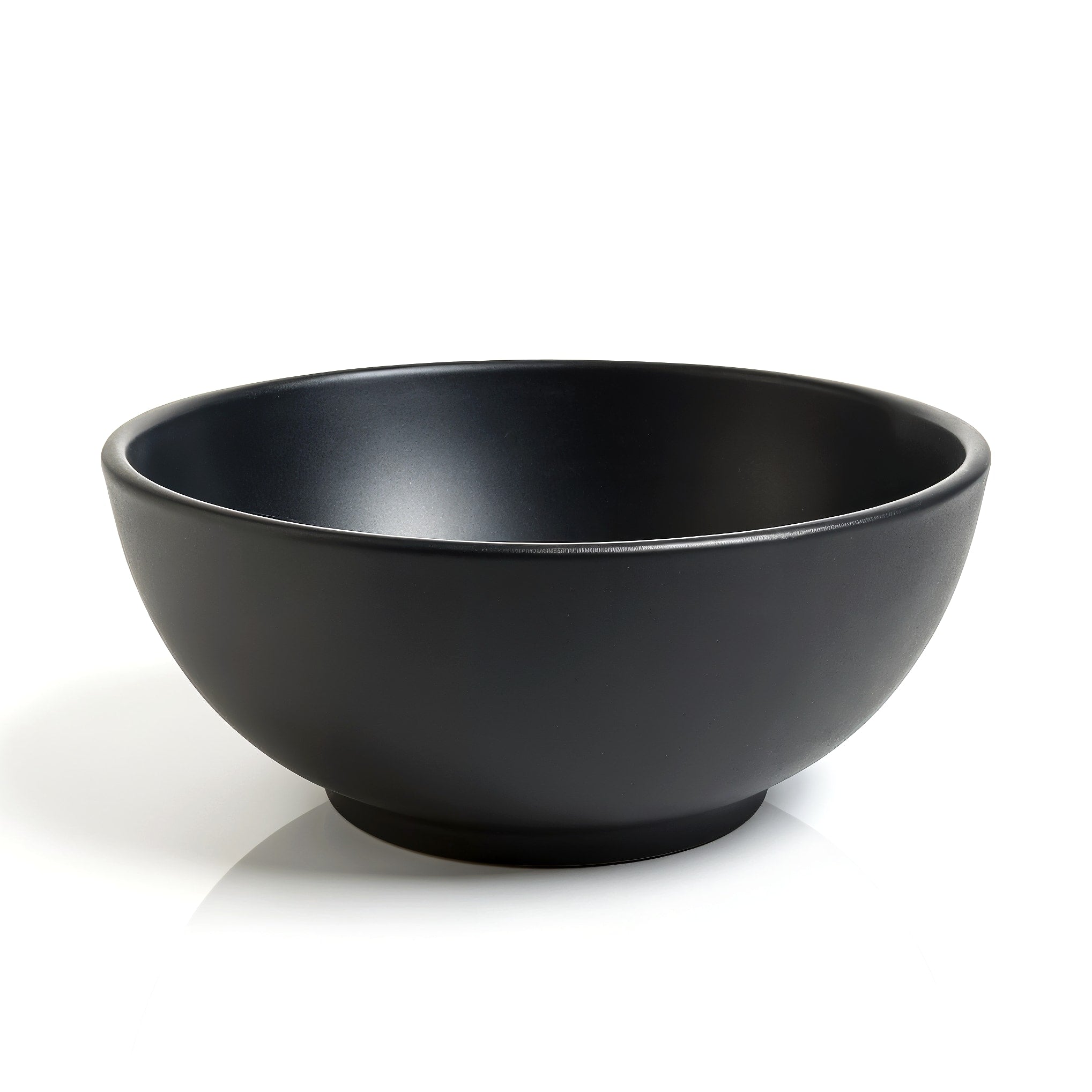 HAISENBERG miska ceramiczna czarna matowa — widok z boku