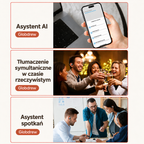 Słuchawki tłumaczące – 144 języki, tłumaczenie w czasie rzeczywistym
