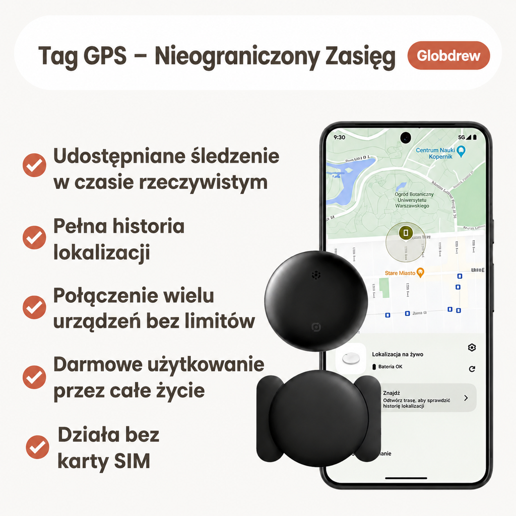 Kompaktowy tracker GPS – zaledwie 10 gramów, dyskretny i wytrzymały