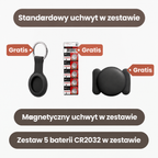 Tracker GPS dla psa z globalnym zasięgiem sieci Apple & Android Find My