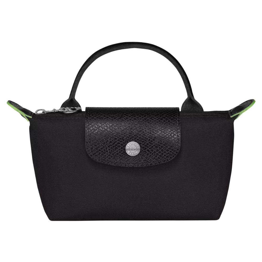 Longchamp Élan Mini Bag noszona przez kobietę jako torebka crossbody.