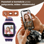 Zegarek GPS dla dzieci z dostępem do historii tras przemieszczania z ostatnich trzech miesięcy