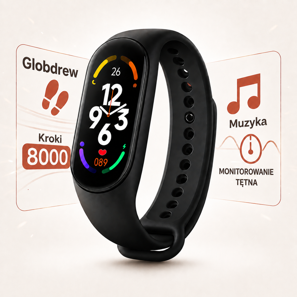 Smartwatch sportowy dla dzieci z GPS i pomiarem tętna