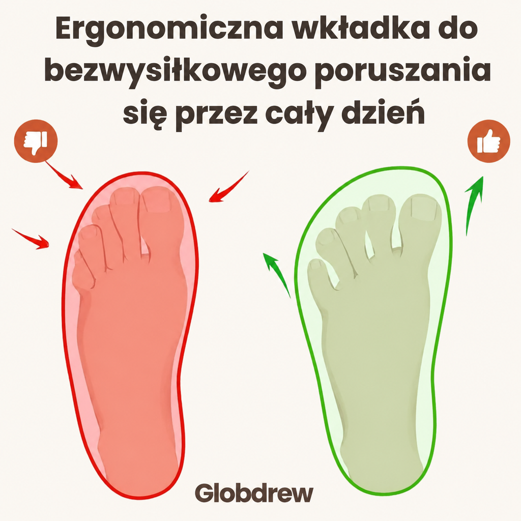 Ultralekka podeszwa Orthofit redukująca obciążenie stawów
