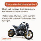 Tracker GPS przedstawiający interfejs aplikacji mobilnej do monitorowania pojazdu w czasie rzeczywistym