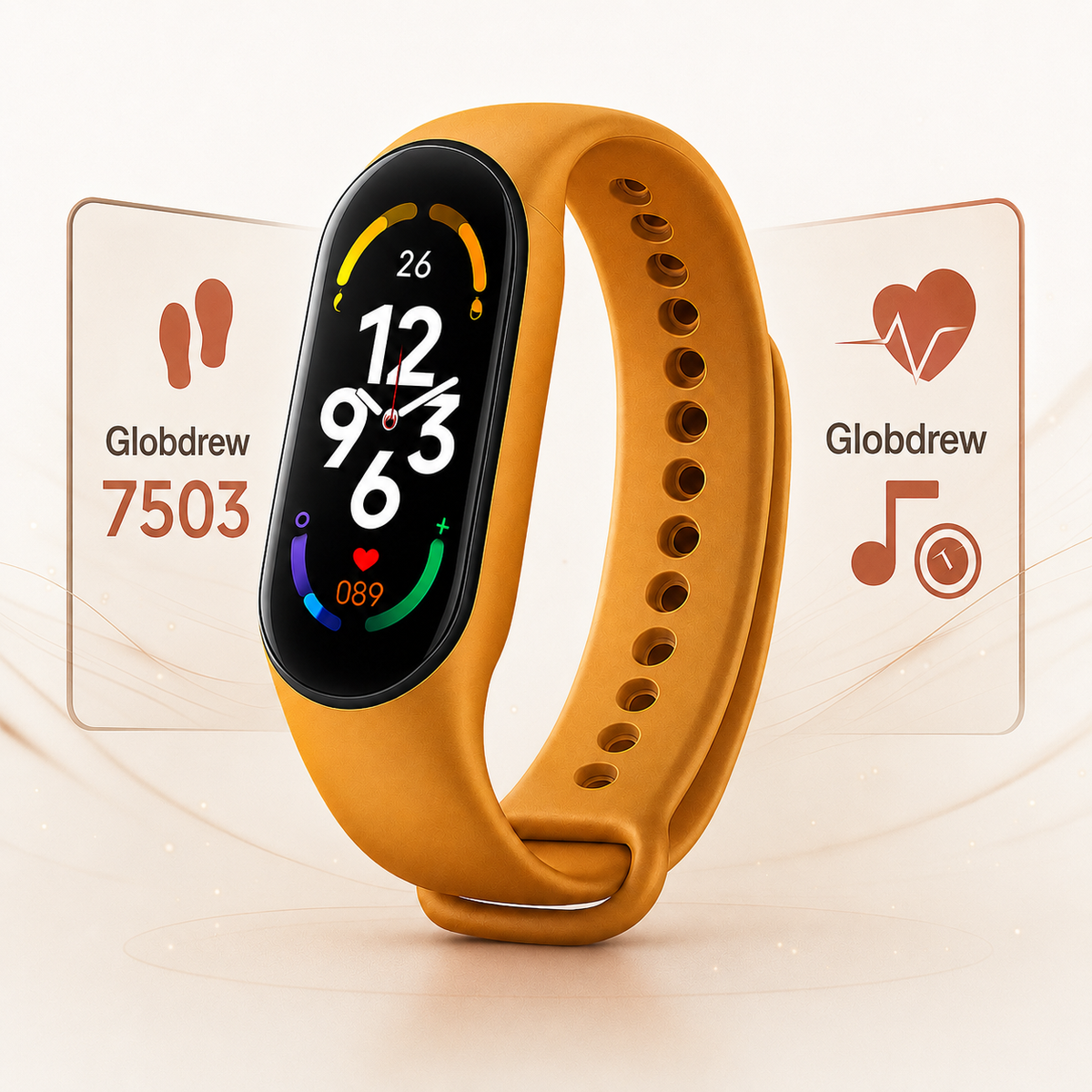 Smartwatch dla dzieci wyświetlający ekran z funkcjami monitorowania zdrowia i aktywności fizycznej