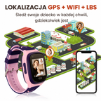 Zegarek GPS dla dzieci z precyzyjną lokalizacją GPS w czasie rzeczywistym i aplikacją na smartfon