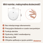 Tracker GPS dla zwierząt domowych z monitorowaniem na żywo widocznym na ekranie smartfona