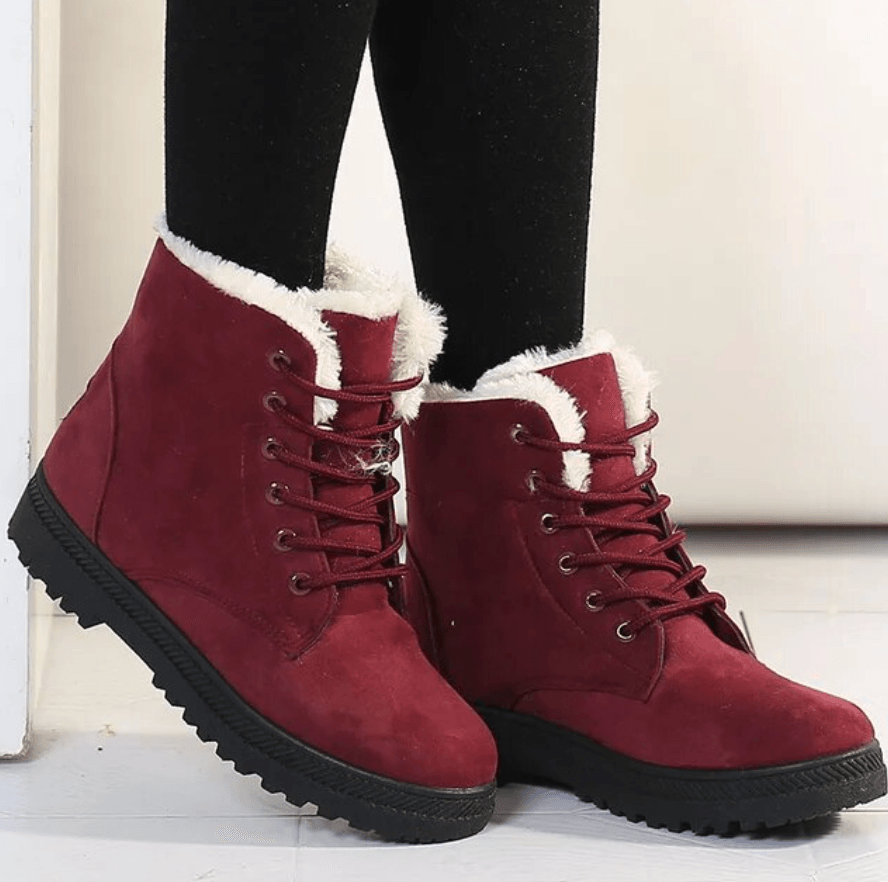 Botki damskie WinterPlus w pięciu kolorach — czarny, niebieski, czerwony, brązowy, szary