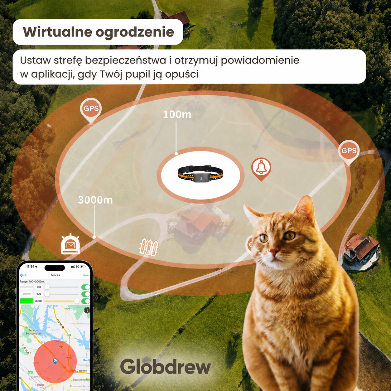Wodoodporny lokalizator GPS IP65 odporny na deszcz i błoto dla aktywnych pupili