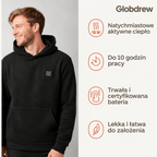 Bluza podgrzewana męska Globdrew X – 3 poziomy ciepła, do 10 h pracy