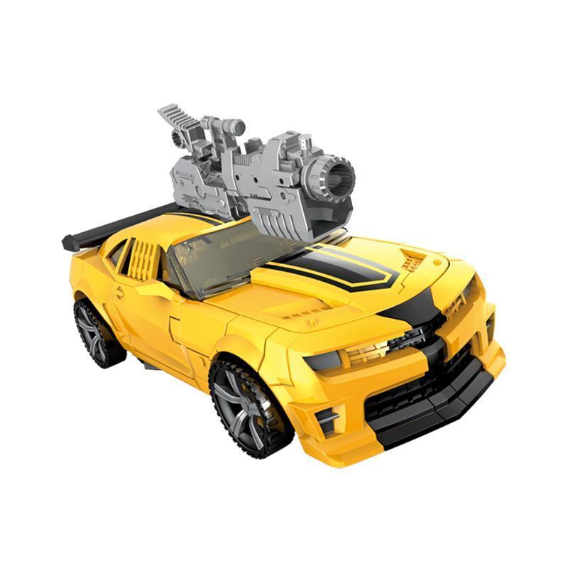 Żółta figurka Bumblebee inspirowana filmem Transformers