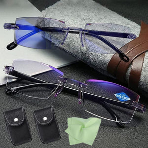 Ultralekkie okulary wieloogniskowe o wadze 17 gramów wykonane z trwałych materiałów premium