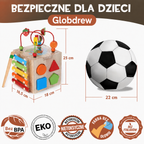 Drewniana kostka edukacyjna Montessori 8 w 1 – MINDBLOX