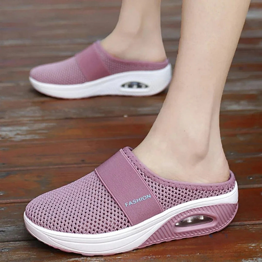 AeroStep™ w kolorze różowym widziane z boku, prezentujące minimalistyczny design