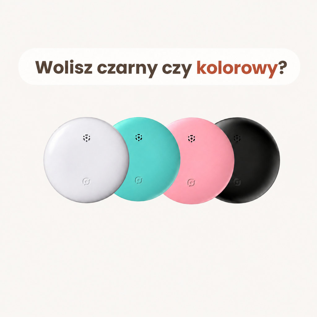 Kompletny zestaw trackera GPS dla seniorów – urządzenie, baterie oraz klipsy montażowe