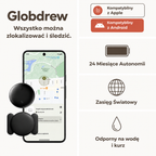 Tracker GPS dla zwierząt kompatybilny z systemem Apple Find My