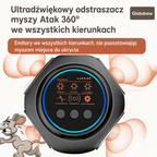 Porównanie wielkości elektronicznego repelentora pająków z ludzką ręką