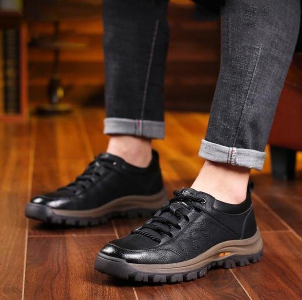 Męskie buty ortopedyczne Manchester – elegancki design do biura i rekreacji