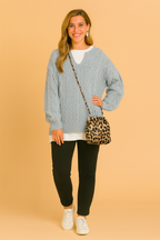 Alivia | Sweter z Eleganckimi Szwami