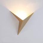 Artystyczna smukła trigon lampa ścienna
