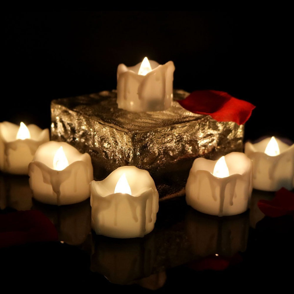 Bezpłomieniowe Świeczki LED Tealight – Bezpieczna Dekoracja Domu