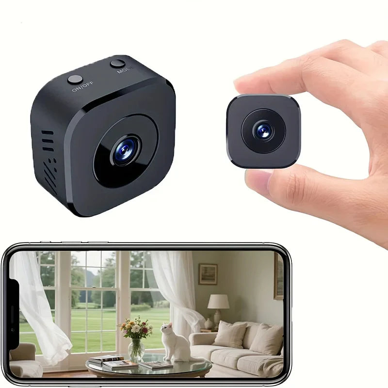 Bezprzewodowa kamera monitorująca 1080P HD z nocnym widzeniem i magnetycznym uchwytem, kompaktowa 71 g