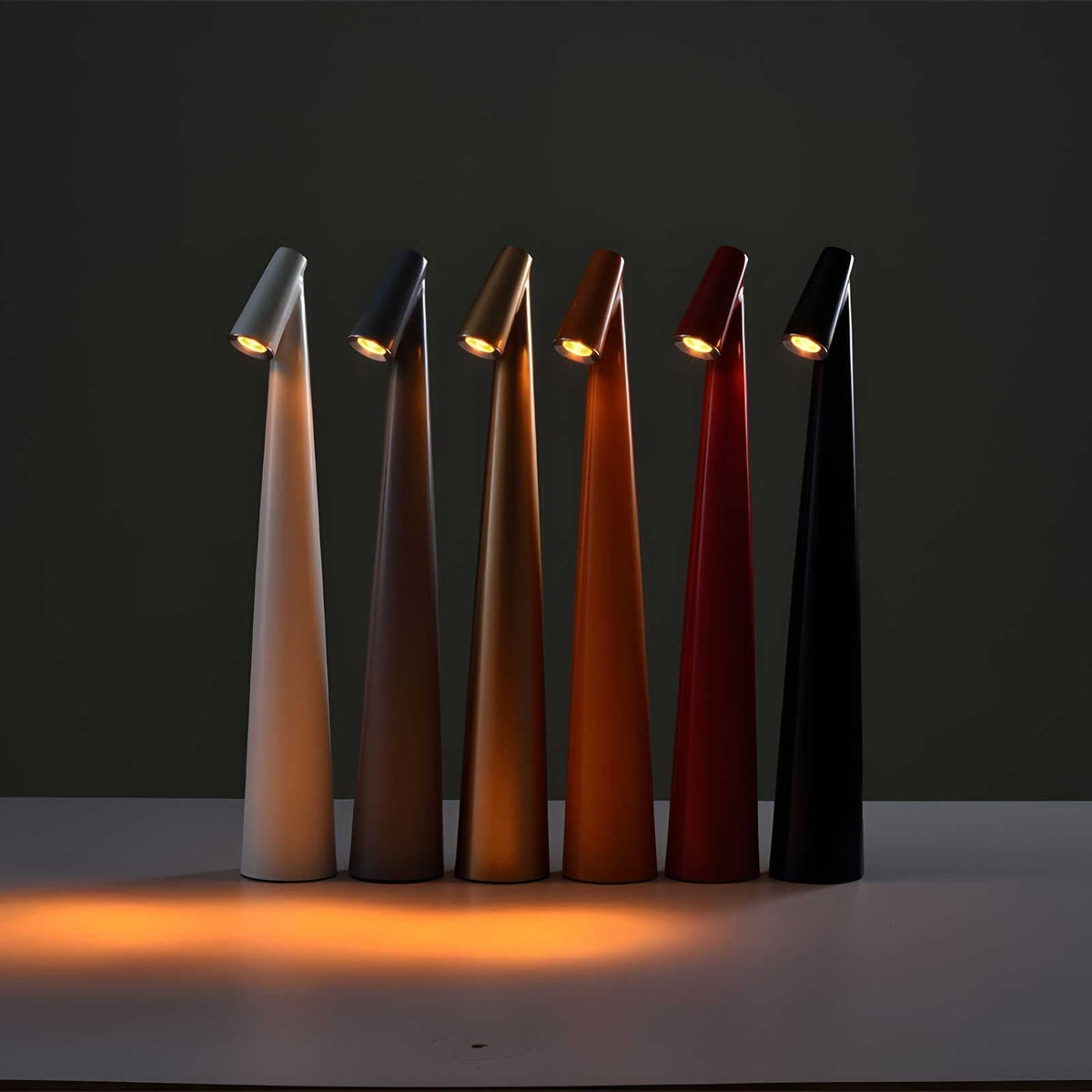 Bezprzewodowa lampa stołowa LED z ładowaniem i ściemnianiem dotykowym