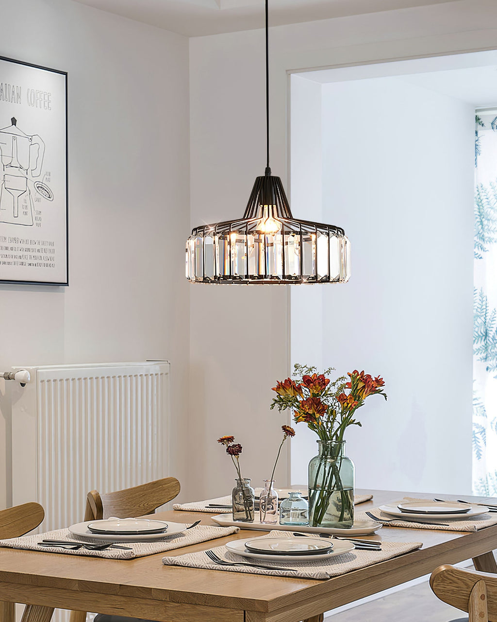 Lampa wisząca Bruckner Crystal