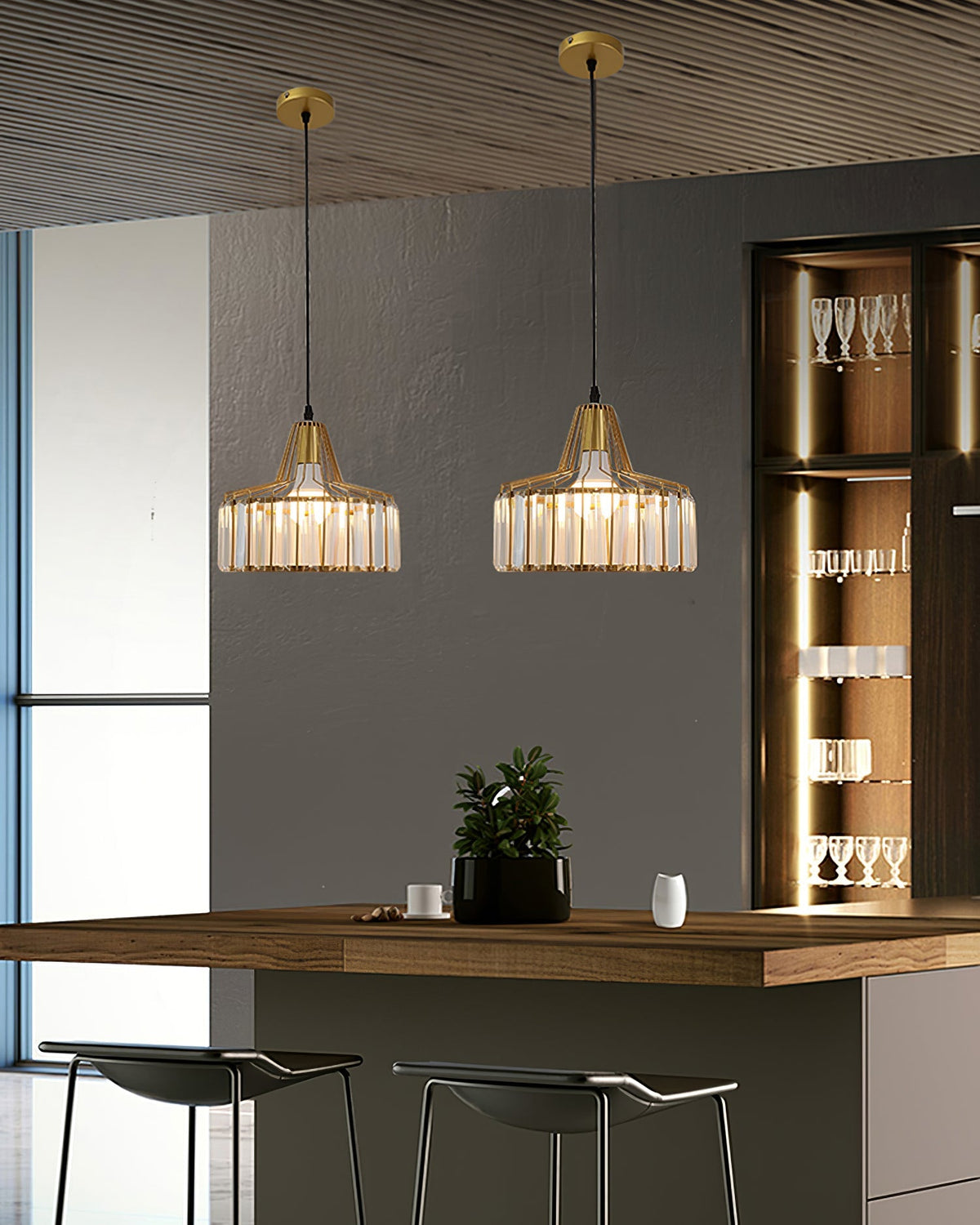 Lampa wisząca Bruckner Crystal
