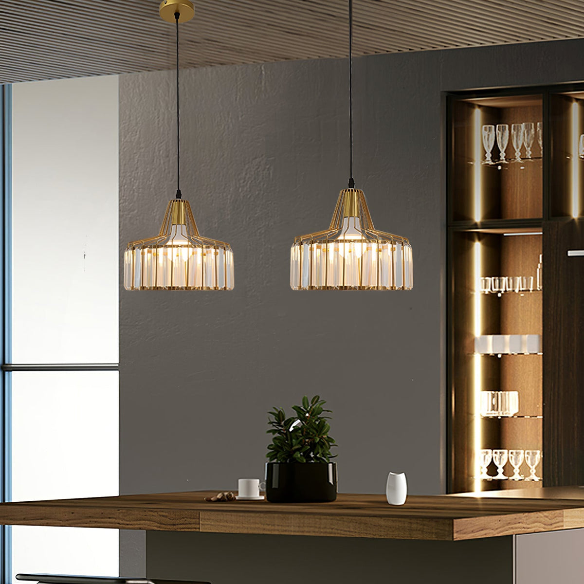 Lampa wisząca Bruckner Crystal
