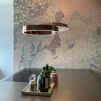 CircuLume: Runde LED-Pendelleuchte aus Metall mit modernem Design – für Wohnzimmer & Flur