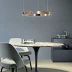 CircuLume: Runde LED-Pendelleuchte aus Metall mit modernem Design – für Wohnzimmer & Flur