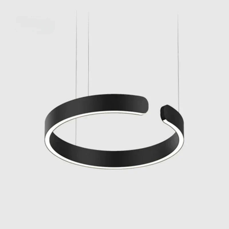 CircuLume: Runde LED-Pendelleuchte aus Metall mit modernem Design – für Wohnzimmer & Flur