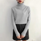 Damski Dopasowany Sweter z Golfem – Elegancja na Każdą Okazję