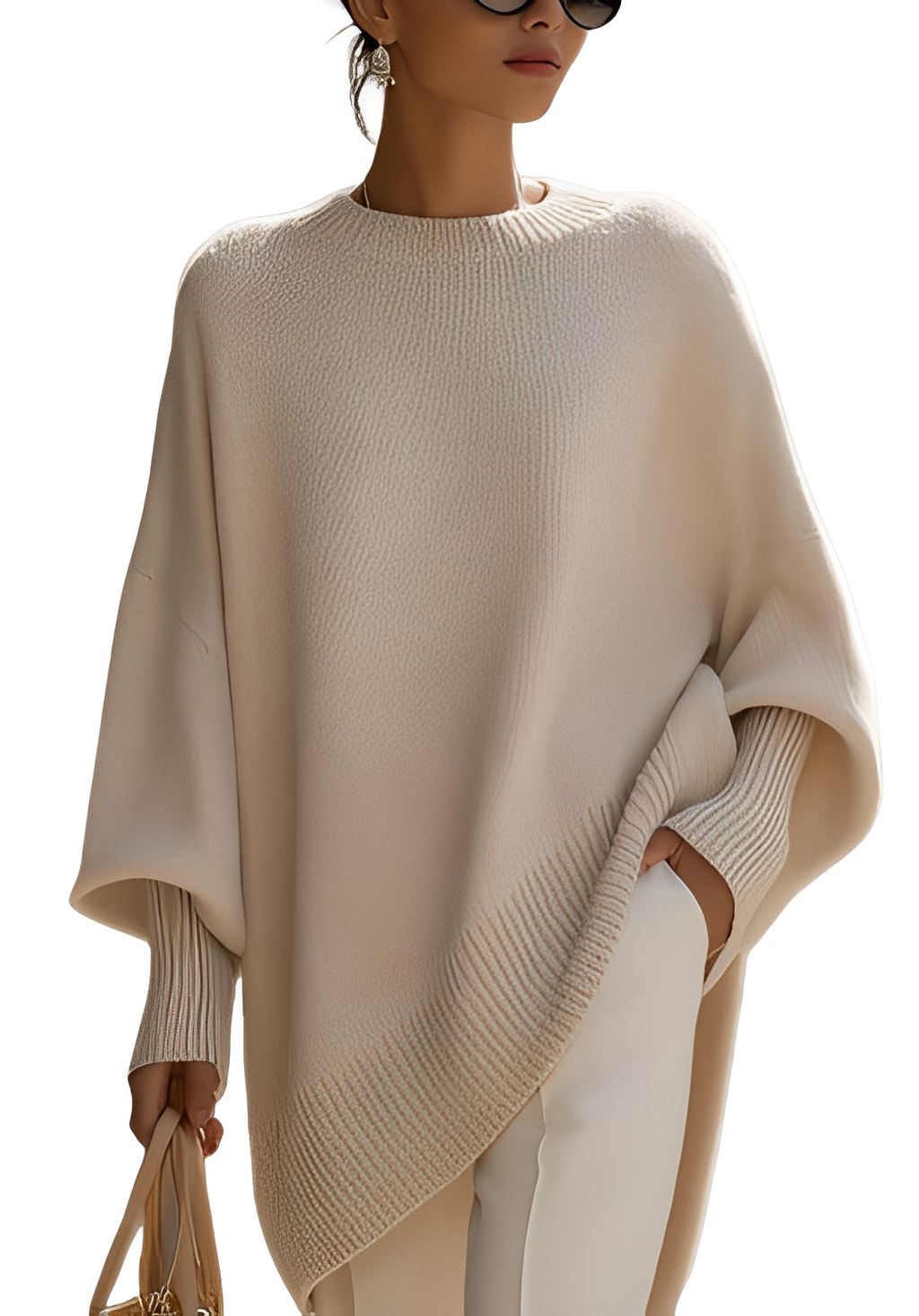 Damski Elegancki Sweter Oversize – Komfort i Styl