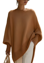 Damski Elegancki Sweter Oversize – Komfort i Styl