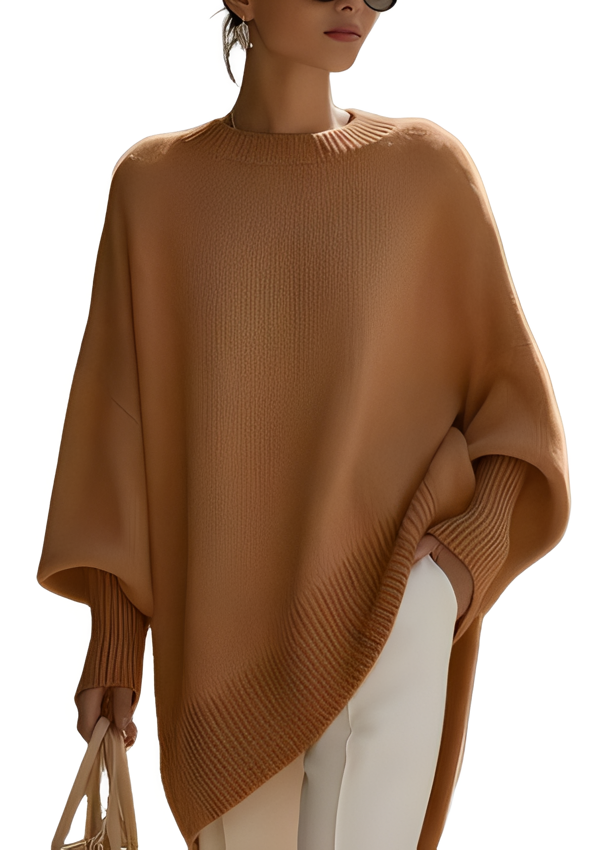 Damski Elegancki Sweter Oversize – Komfort i Styl