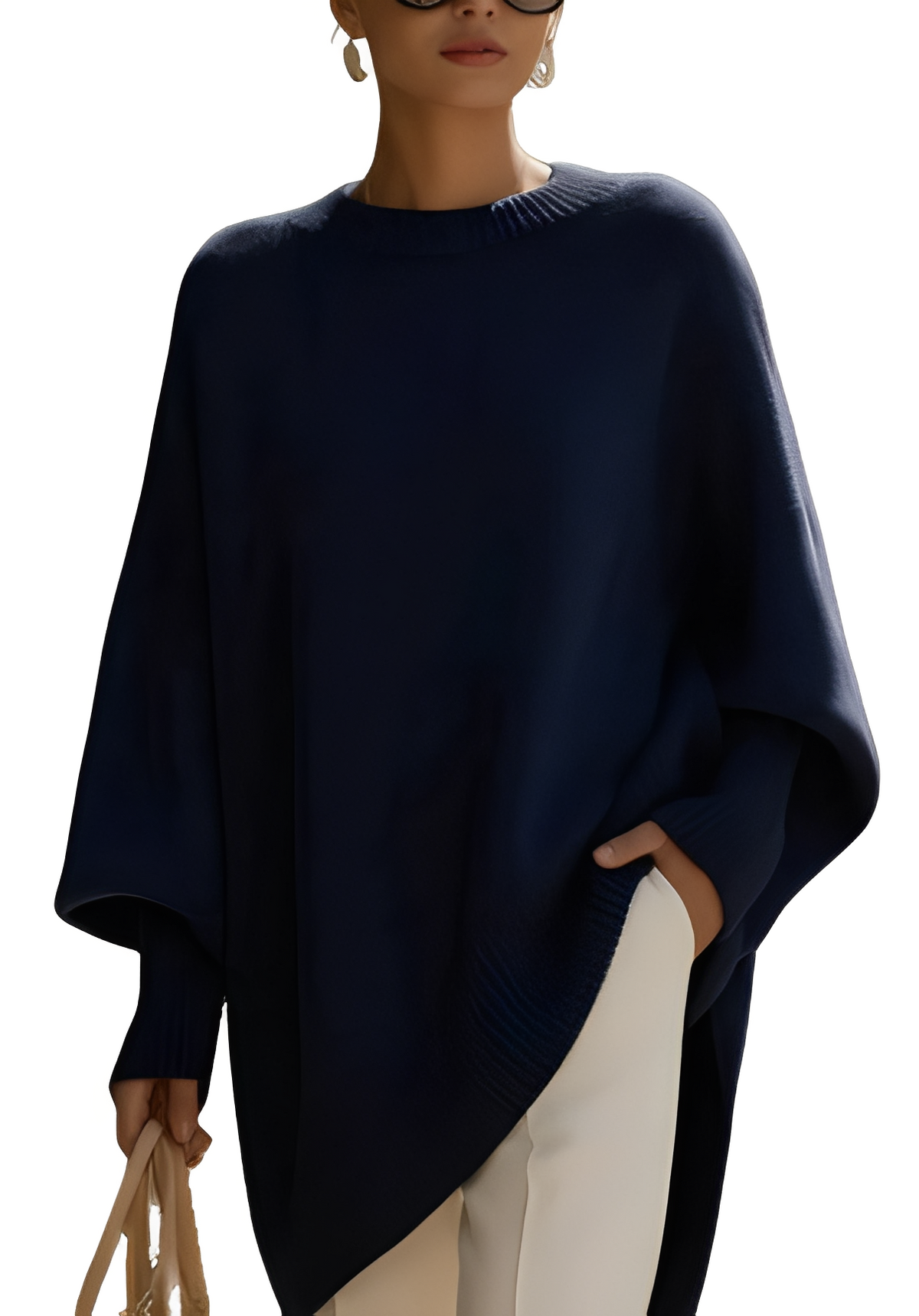 Damski Elegancki Sweter Oversize – Komfort i Styl