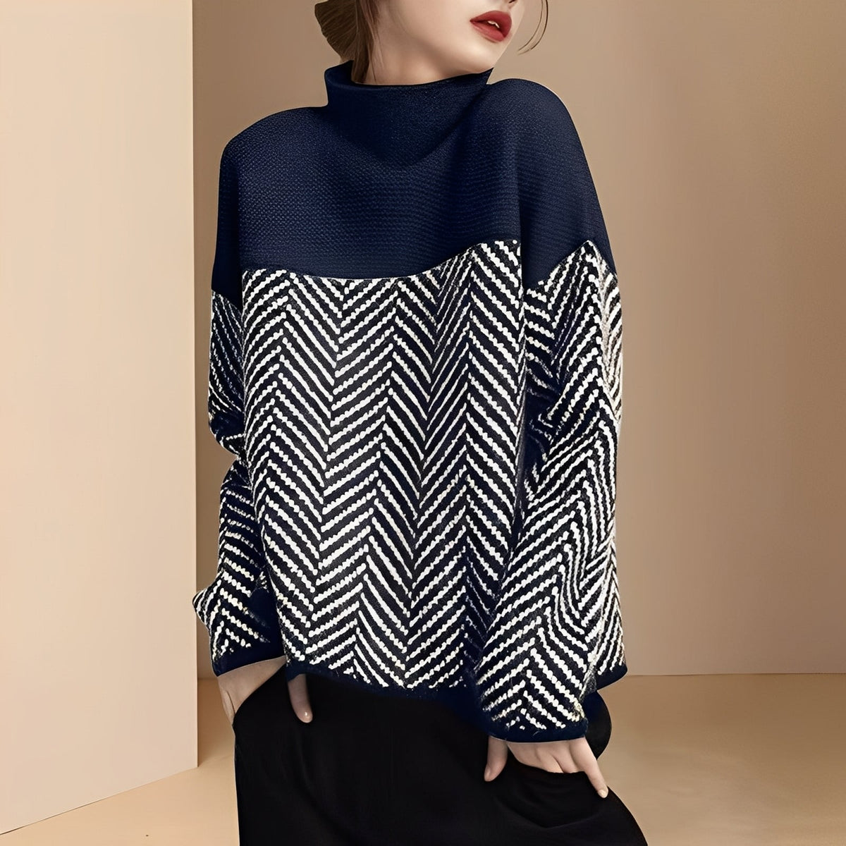 Damski Stylowy Golf – Elegancki i Komfortowy Sweter na Co Dzień