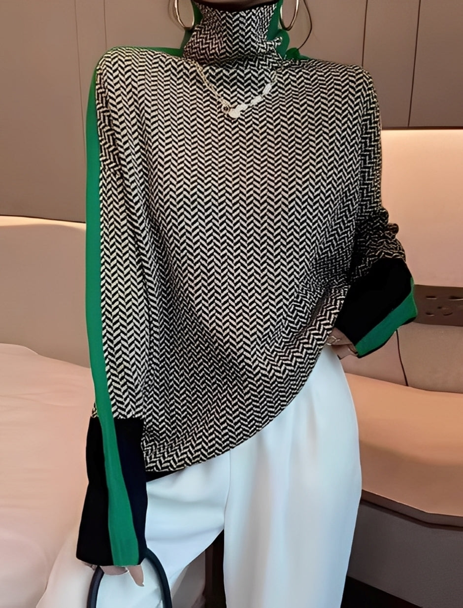 Damski Sweter z Golfem Bryony – Stylowy Komfort na Chłodne Dni
