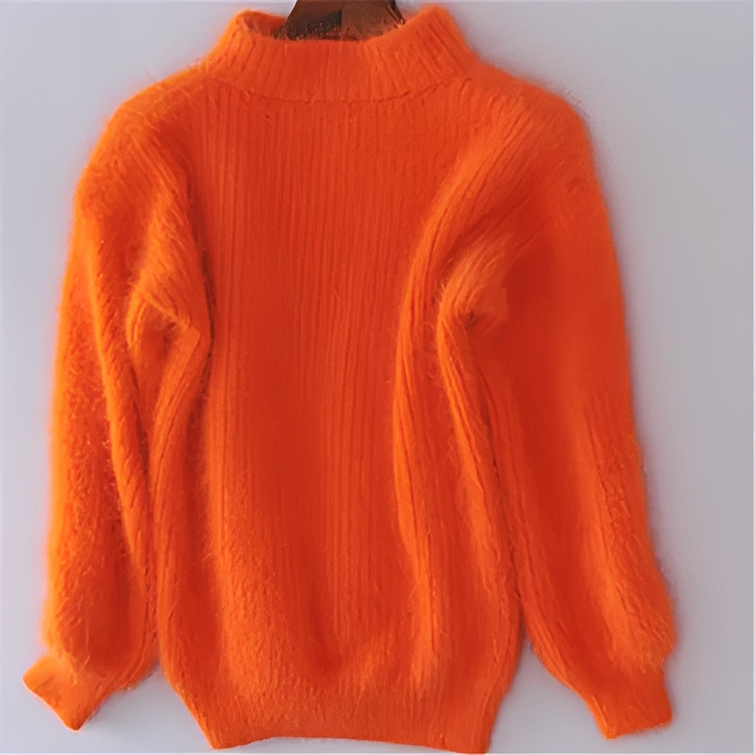 Damski Sweter z Golfem – Ciepły, Modny i Luźny Krój